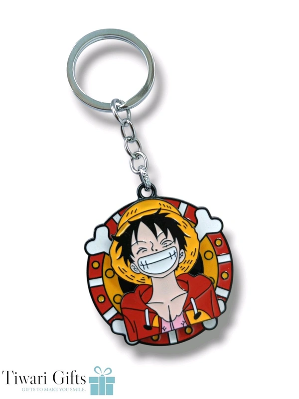 ANIME Spinning Metallic Keychain