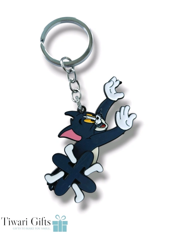 TOM Spinning Metallic Keychain