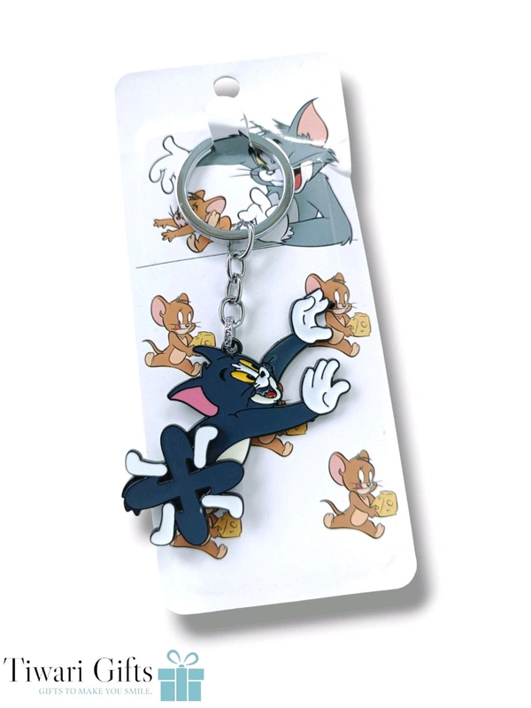 TOM Spinning Metallic Keychain