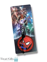 SPIDER-MAN Spinning Metallic Keychain