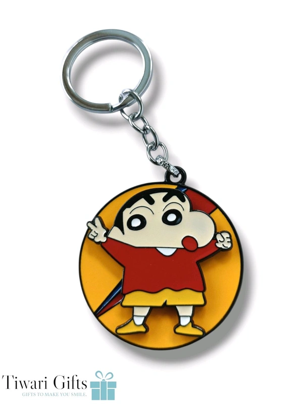 SHIN CHAIN Spinning Metallic Keychain