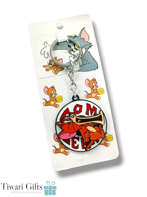 JERRY Spinning Metallic Keychain