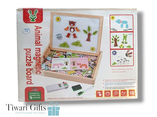 Animal Magnetic Puzzle Board
