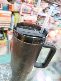 Black Marble Finish Tumbler - 1200 ML