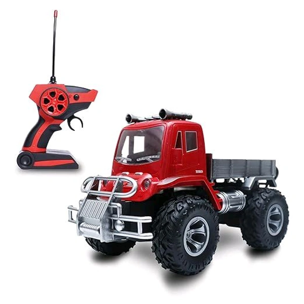 Wonder Toys Rechargeable Remote Control Cargo Truck with 2.4GHz Frequency – Red