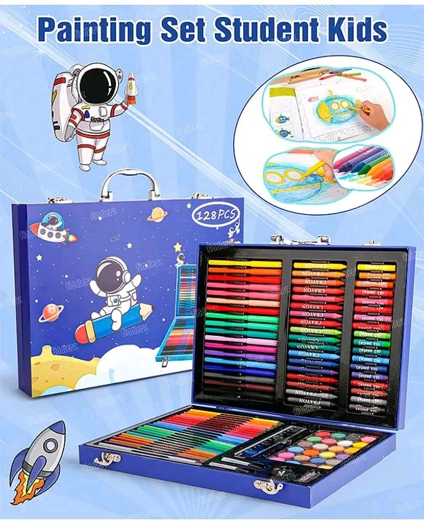 Space Theme 128 Pcs Colour Set