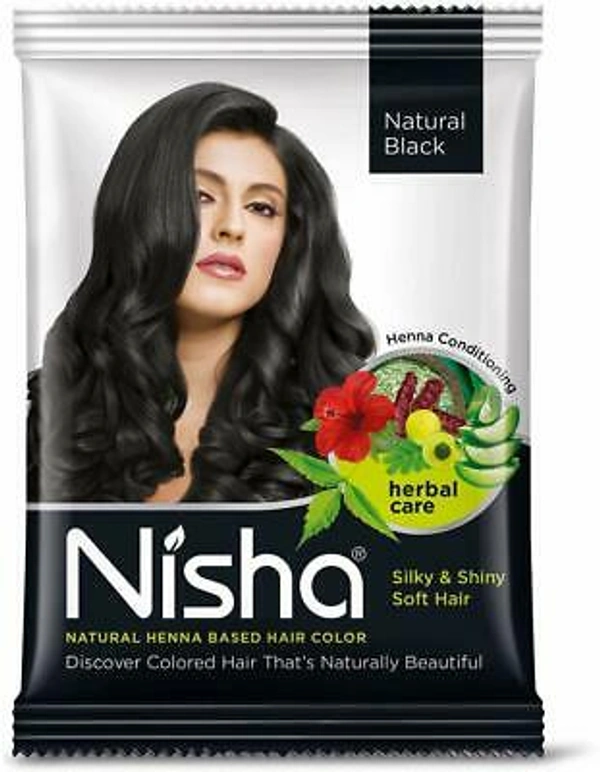 Nisha Hair Colour - natural black