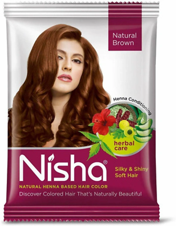 Nisha Hair Colour - natural Brown