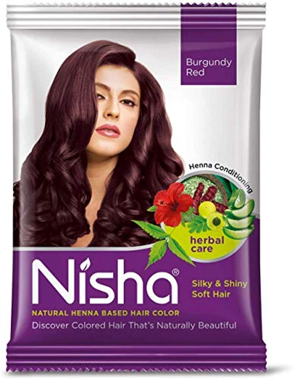 Nisha Hair Colour - burgundy red