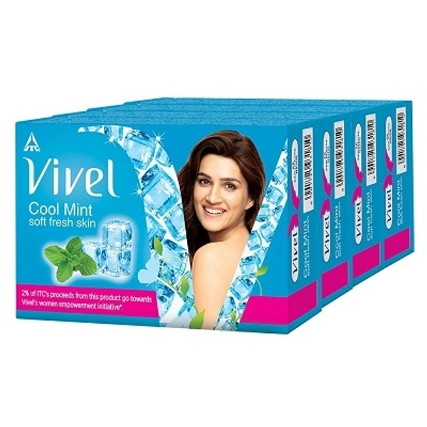 Vivel Cool Mint  Set 3+1 - 4 Piece Set, 100g