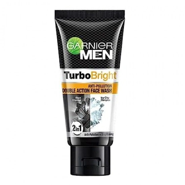 GARNIER MEN Turbo Bright Face Wash  - 50 Gm