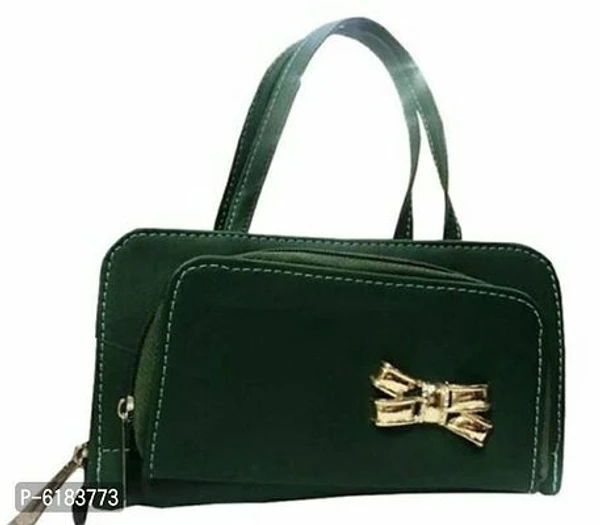 Shikha Enterprises Fancy Modern Women Clutches - Green, Free Size