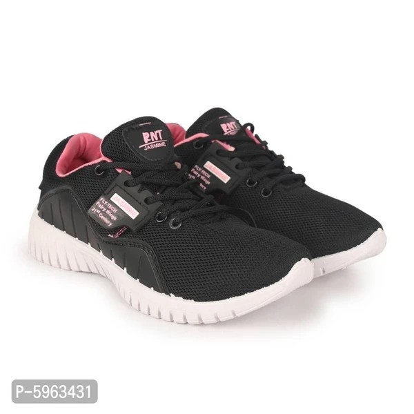 New Stylish Fashionable Women's Sports Shoes & Sneakers - Black, UK8
