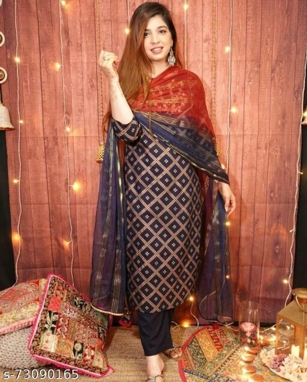 new Classic & Stylish Trendy Women's Ethnic Kurta Pant Sets - available, S