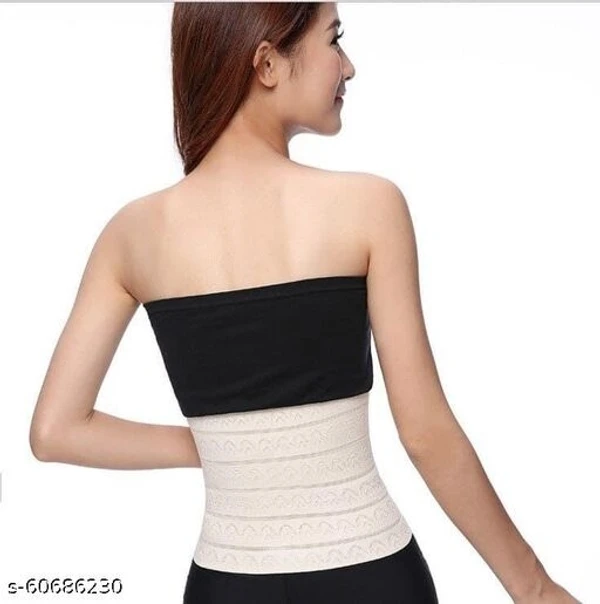 Women's Cotton Lycra &SpandexSolid Slim Belt with Adjustable Closure - L, available