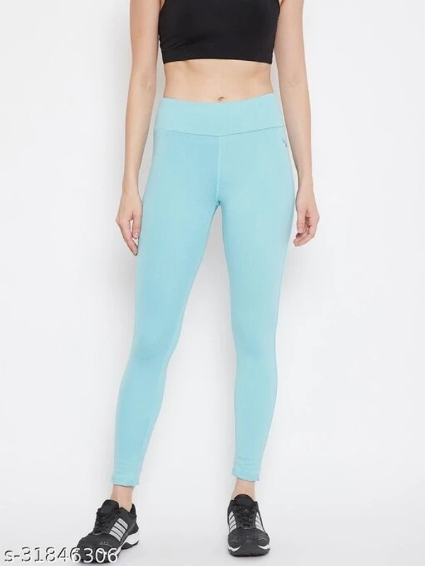 Women Solid Blue Track Pants - available, 30