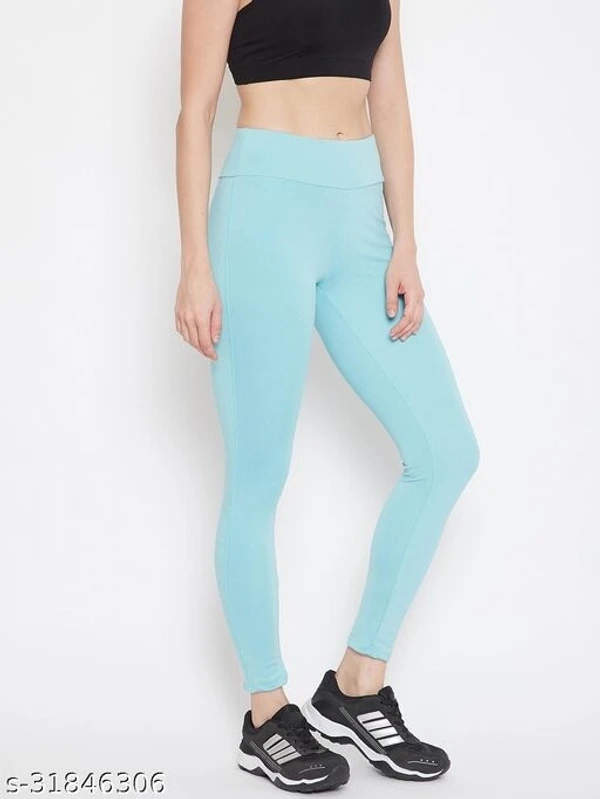 Women Solid Blue Track Pants - available, 30