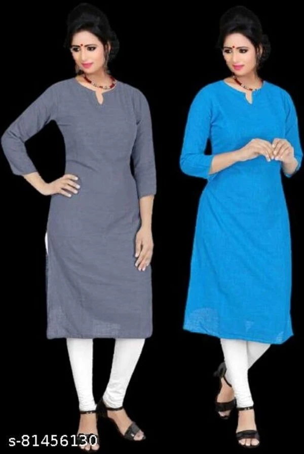 PAKHI Women's Popular,Sensational, Trendy, Fashionable100% Cotton Kurti for Daily use (Packof 2) - XL, available