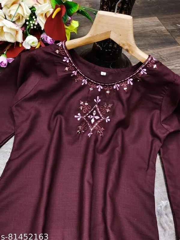 Women Embroidery Kurti - L, available