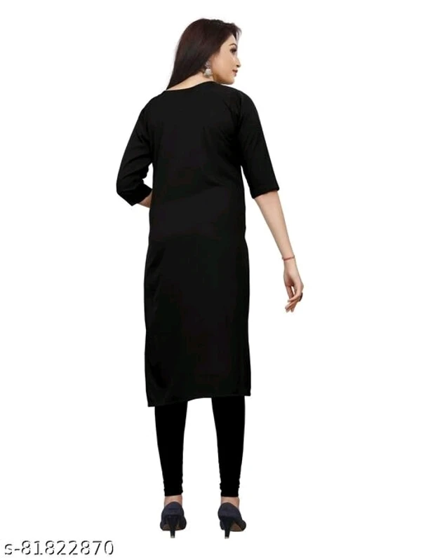 Single Kurti Pack Of 01 Black - available, S