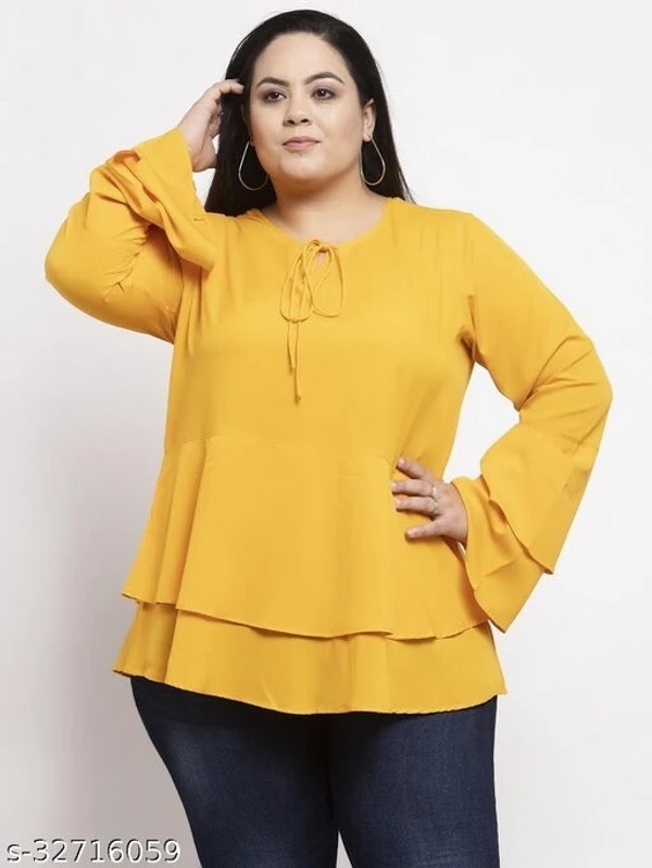Flambeur Casual Top For Women - 5XL, available