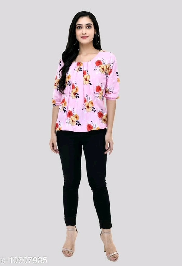 Women's Beautifull Trendy Printed Top - available Al, S