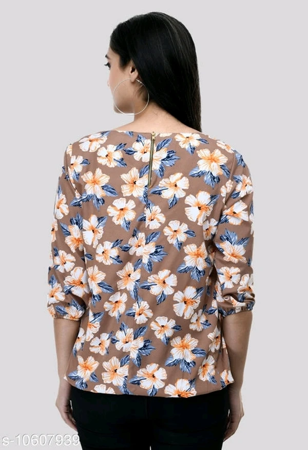 Women's Beautifull Trendy Printed Top - XL, available