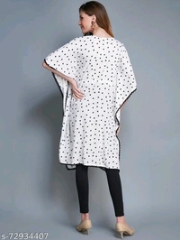 womens rayon printed kaftan top,trendy top, partywear top, western wear - L, available