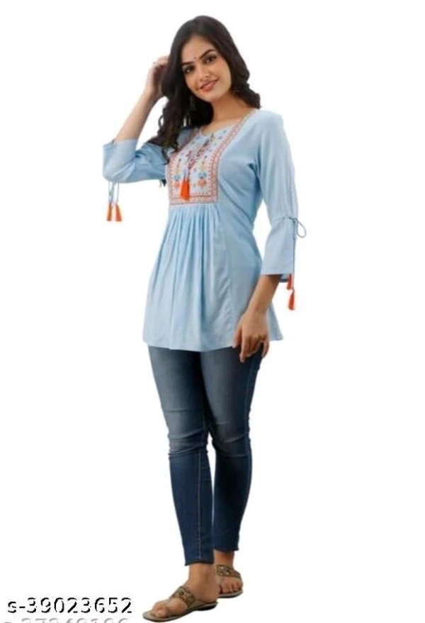 HEAVY EMBROIDERY NEWTRADITIONAL TOP - XL, available