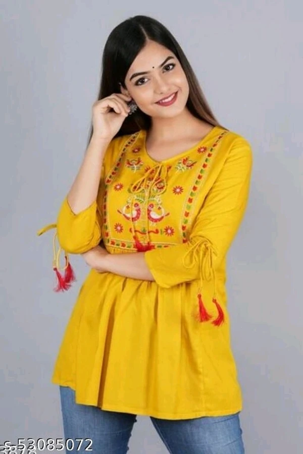 BEAUTIFUL EMBROIDERY SHINNING TOP - M, available