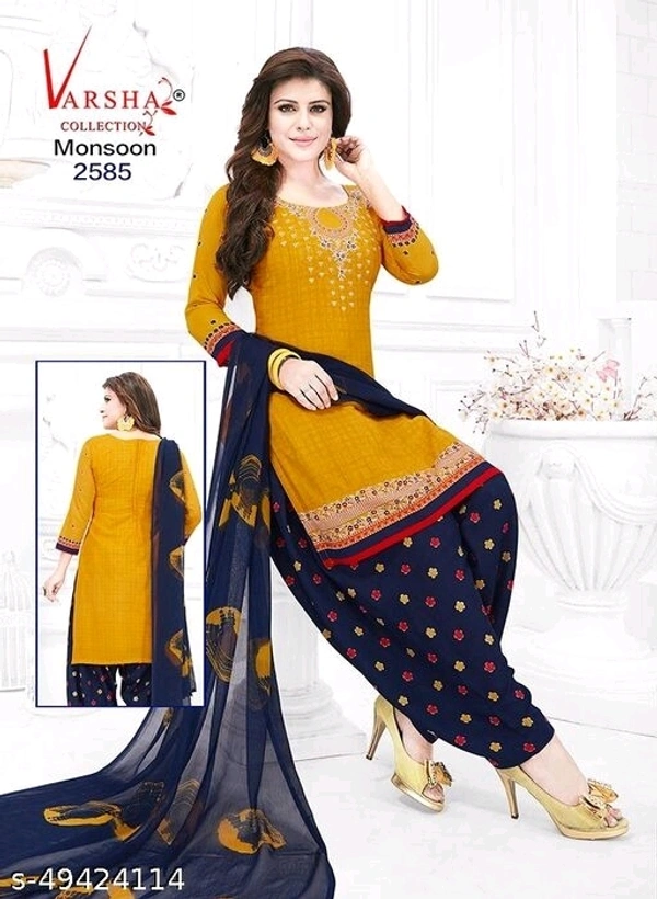 Aagam Pretty Salwar Suits & Dress Materials - available, Un Stitched