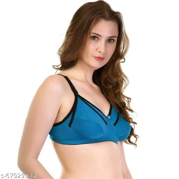 Women's Cotton Non PaddedNon-Wired Maternity Bra (Pack of 3) - available, 40B