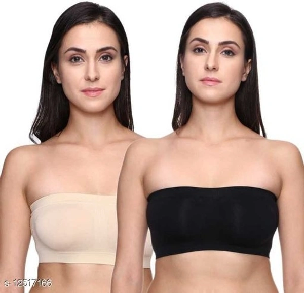 Sexy Women & Girls Non PaddedTube Bra (PACK OF 2) - 30A, available