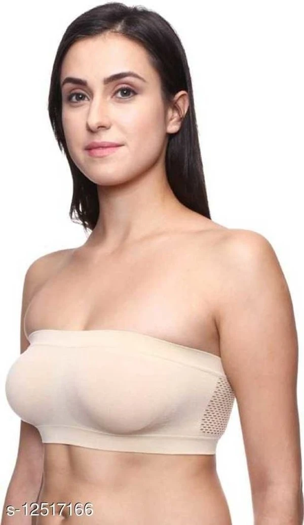 Sexy Women & Girls Non PaddedTube Bra (PACK OF 2) - L, available