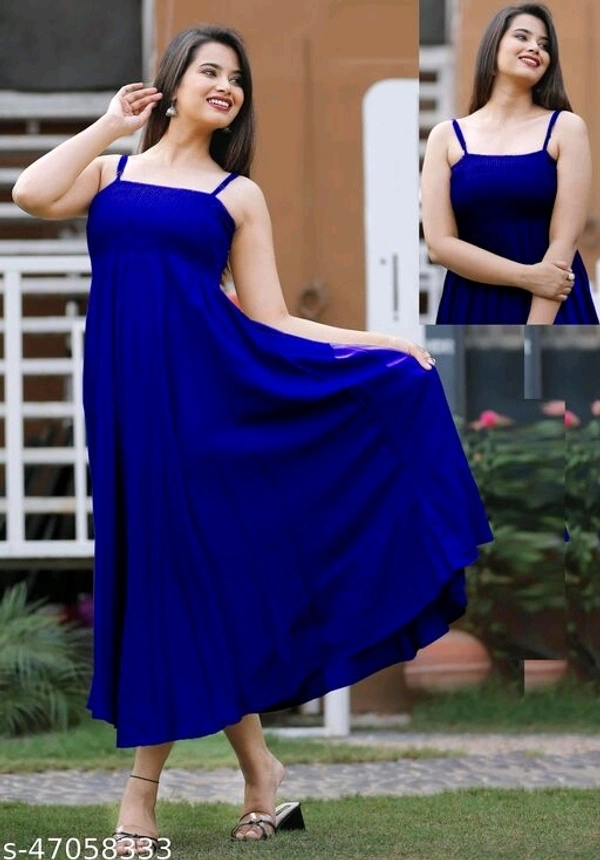 Zamaisha designed Extremely Stylish Comfortable Demanding Rayon Dress - S, available