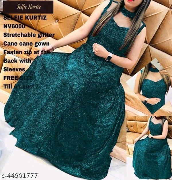 Trendy Fashionista Women Gowns - M, available