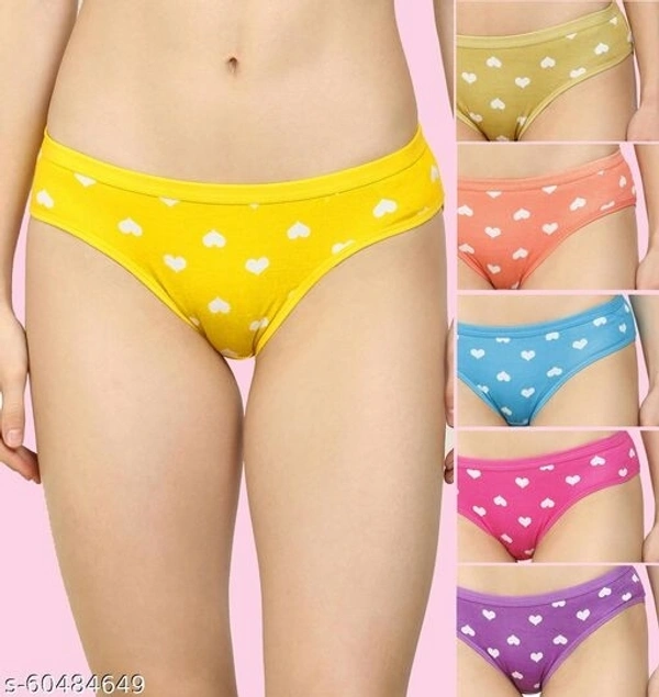 Women Cotton Silk Hipster MulticolorPanties Combo -100% Cotton ( Packof 6) ( Color : Yellow,Beige,Orange,Blue,Pink, Purple) (Pattern:Solid) - L, available