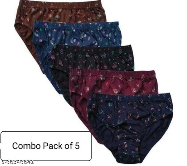 Women Printed cotton panty # girl panty - available, S