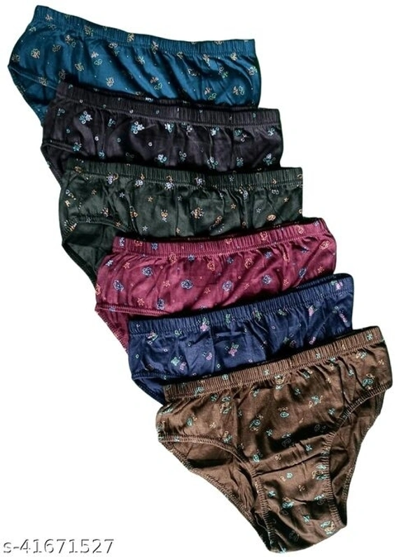 Women Hipster Multicolor Cotton Panty (Pack of 6) - XL, available