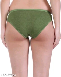 Desnuda Women Hipster Green,Black, Yellow, Blue Panty (Pack of 6) Briefs - XL, available