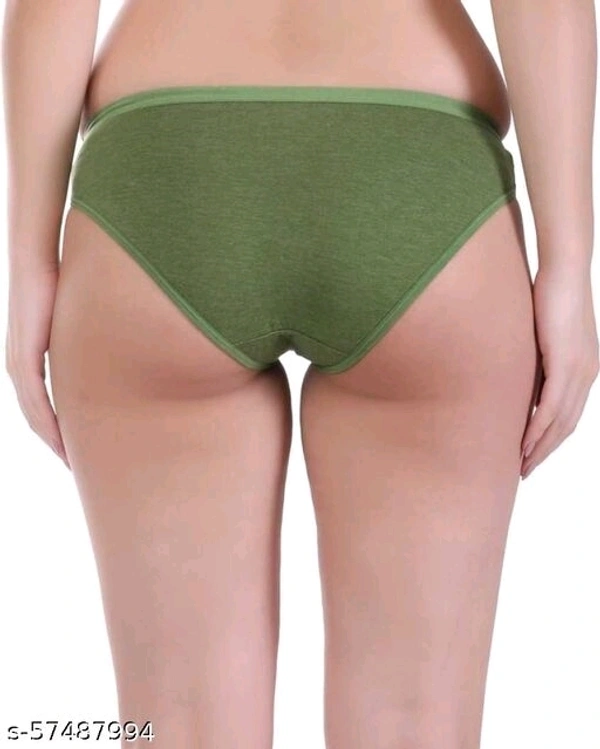 Desnuda Women Hipster Green,Black, Yellow, Blue Panty (Pack of 6) Briefs - XL, available