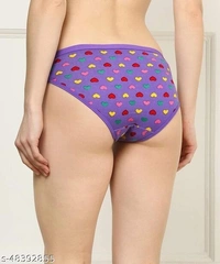 Women Hipster Multicolor Cotton Blend Panty (Pack of 6) - XXL, available