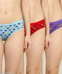 Women Hipster Multicolor Cotton Blend Panty (Pack of 6) - XXL, available