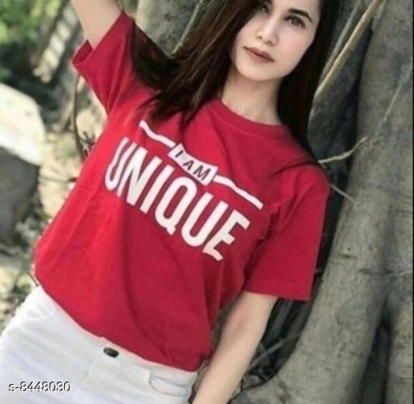 Trendy Cotton Women's Tshirt - XL, available