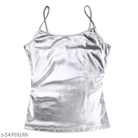 Fi9 FASHION Women's G String Camisole Silver | Pack of 1 - XL, available