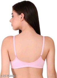 Mindsart Women Full Coverage Non Padded Bra- Push Up - ( Pink - available, 30B