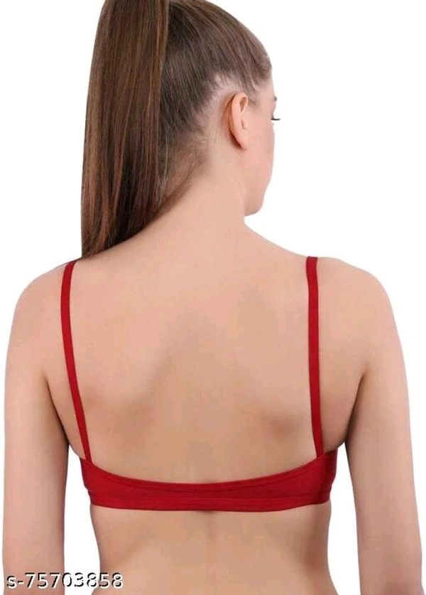 Mindsart Women Full Coverage Non Padded Bra - Push Up - (Red - 38B, available