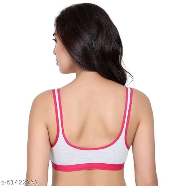 Fashion Women's Cotton Non PaddedDaily Bra Combo- Pack of 6 - 32A, available