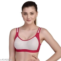 Fashion Women's Cotton Non PaddedDaily Bra Combo- Pack of 6 - 32A, available