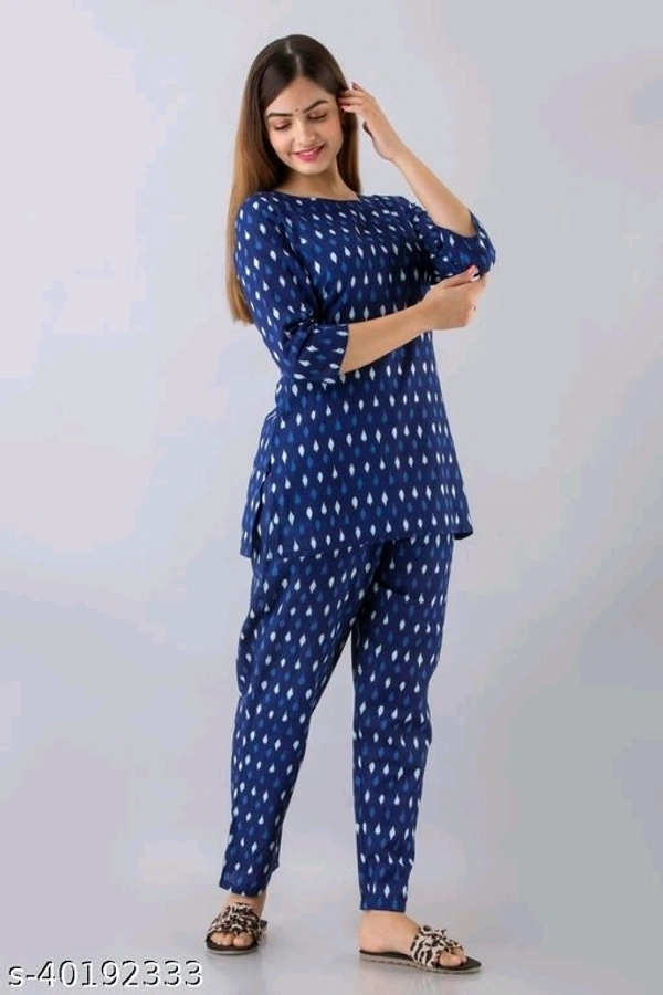 Trendy Fashionable WomenNight suits - L, available